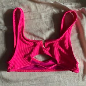 Frankie M hot pink bikini top